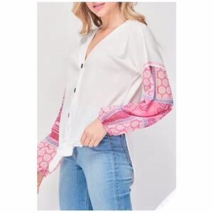 NWT baea Mixed Media BoHo Cardigan - S